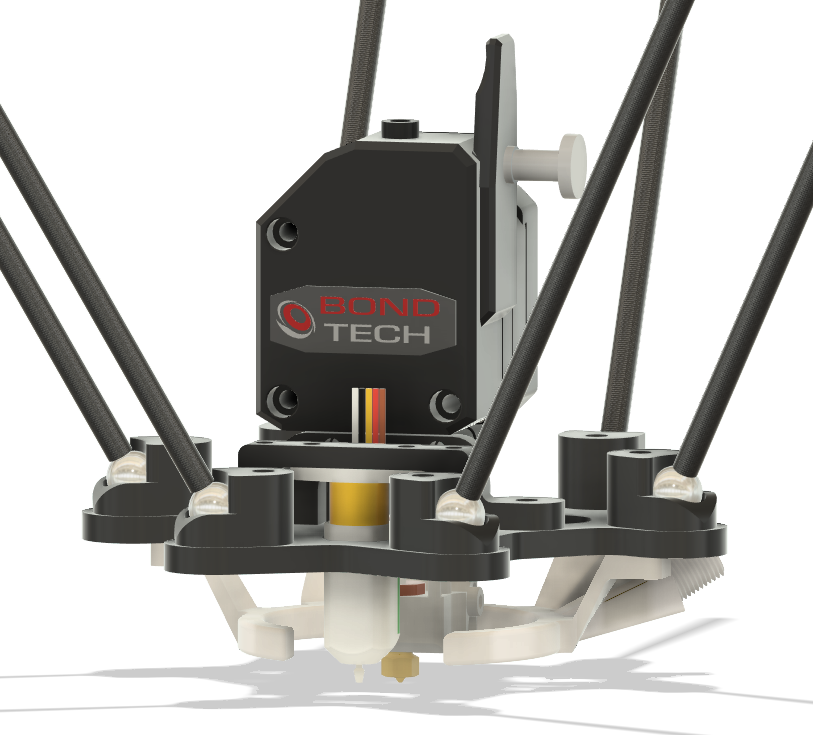 Figure 1 — Overall printer layout showing bed, motion axes, electronics placement, and service access