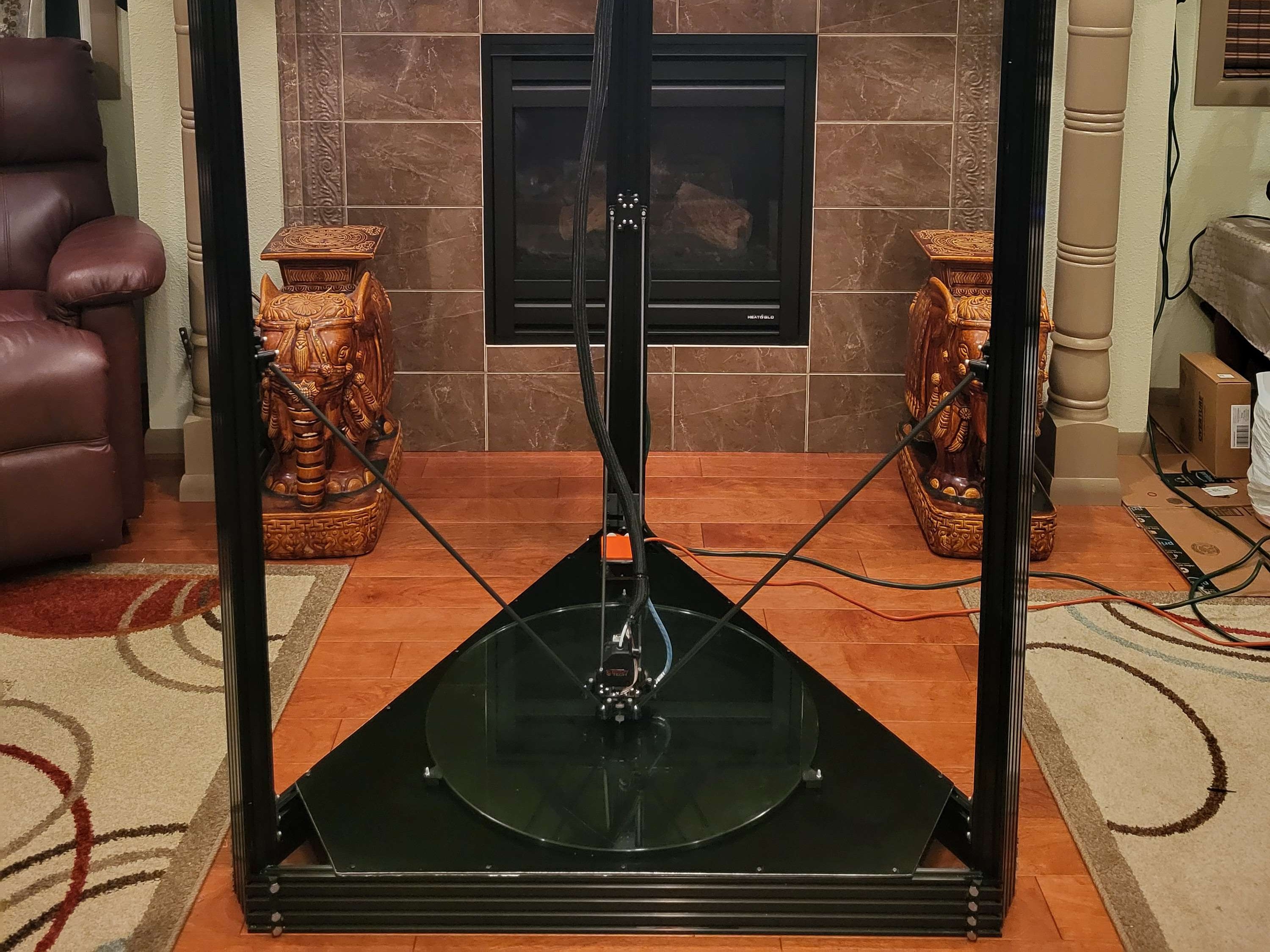 Industrial-scale 3D printer final build