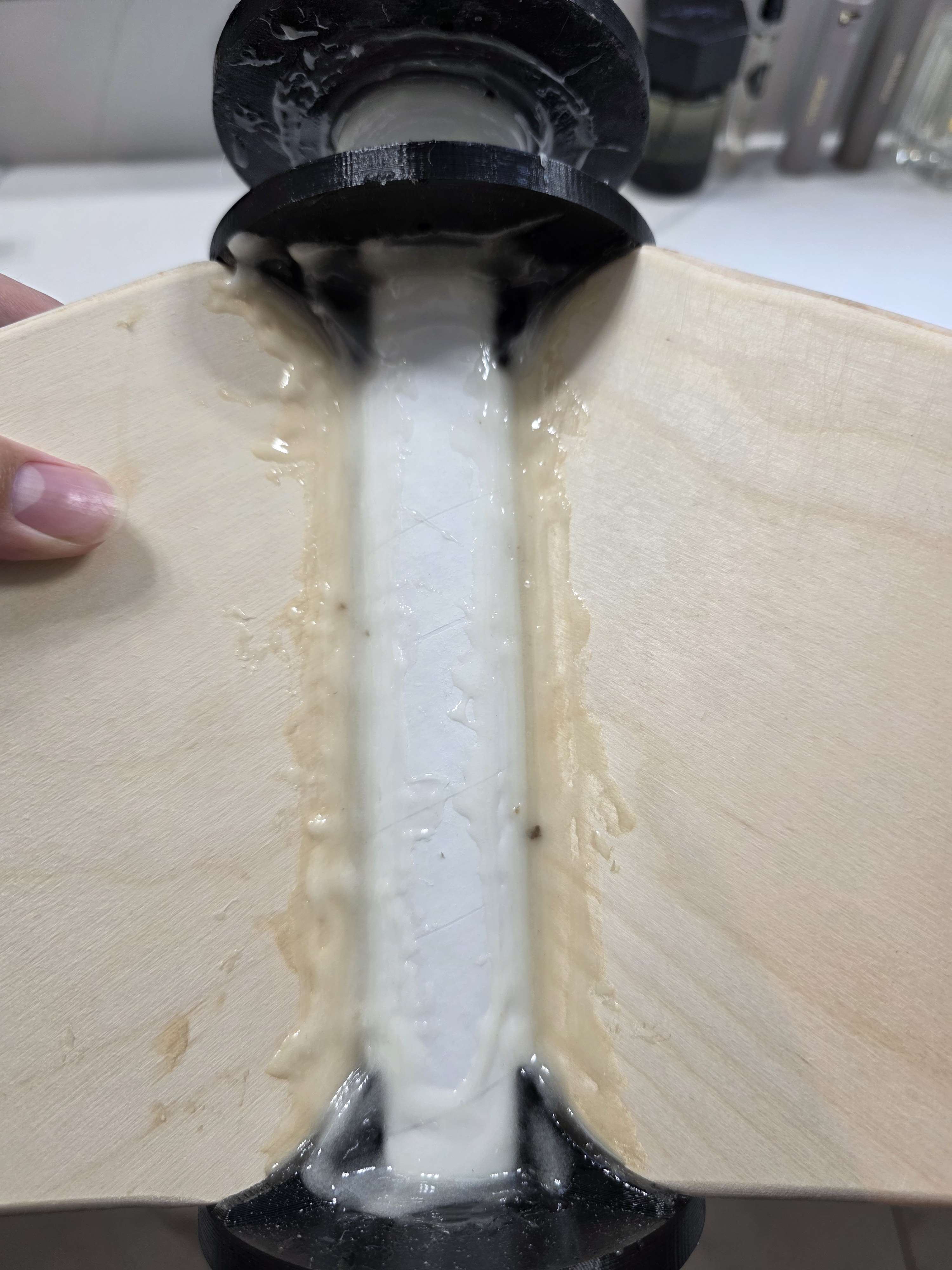 Fin can fully epoxied with rings and fins installed